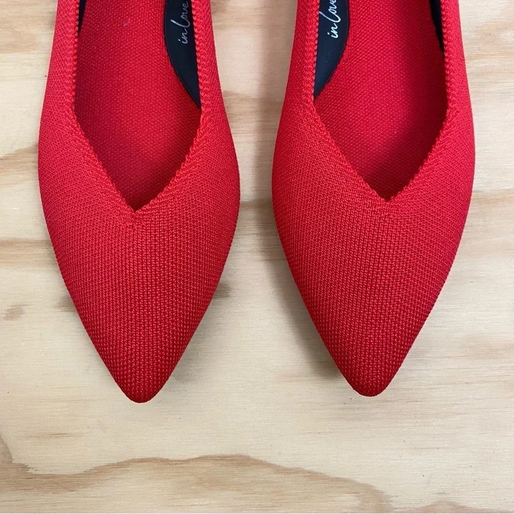 Rothy's The Point II in Lollipop Red